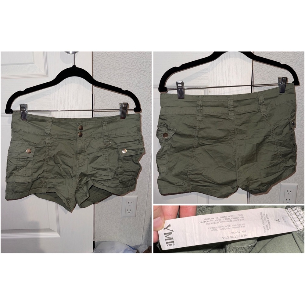 YMI Women's Sage Cargo Shorts